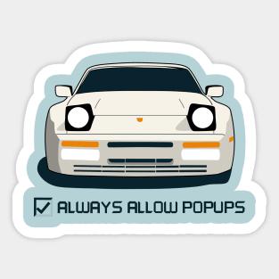 Always Allow Pop-Ups Sticker